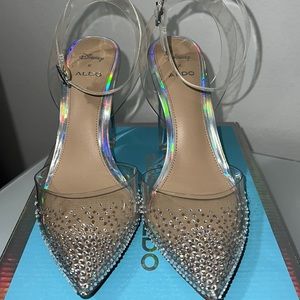 Aldo x Disney Glass Slippers Size US Womens 8